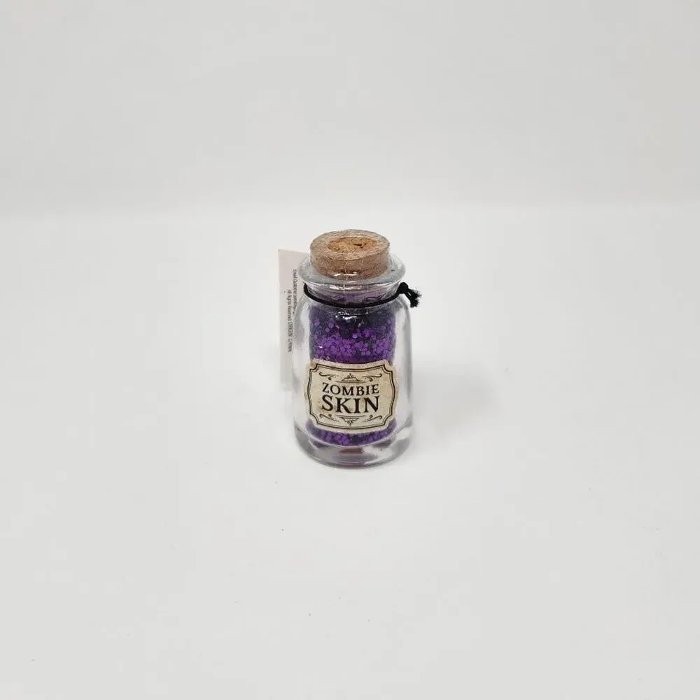 Zombie Skin Halloween Mini Potion Filled Bottle